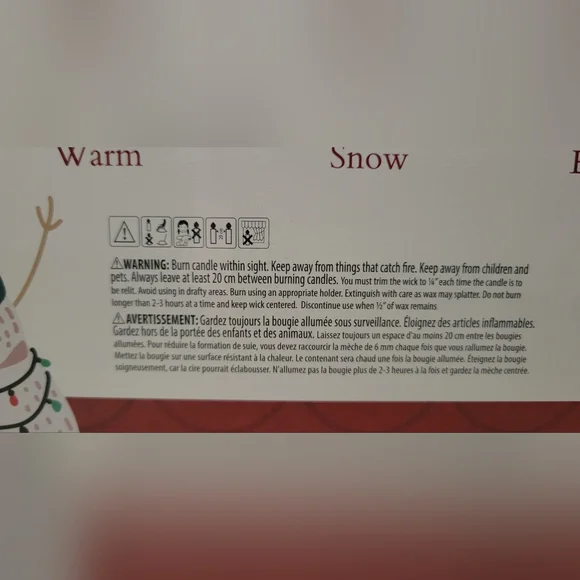 New Empire Candle Co 12 Days of Christmas Advent Calendar Votive Candle Set. - Picture 7 of 11